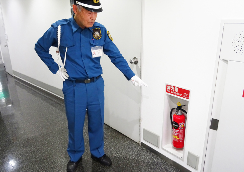 巡回業務（防災器具等確認）