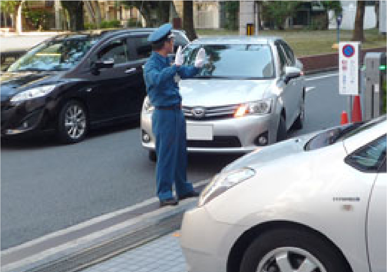 駐車場警備（入出庫案内）
